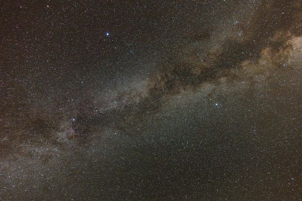 The Milky Way from Lake Riverside
The Milky Way in the zenith, 3 minutes guided, processed in Lightroom
