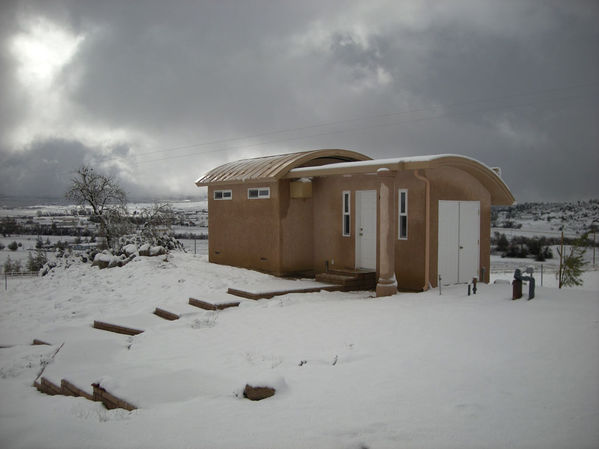 Snowy Observatory
A wonderful blanket of snow covers the whole Anza valley.  Great fun to be there to see it!
