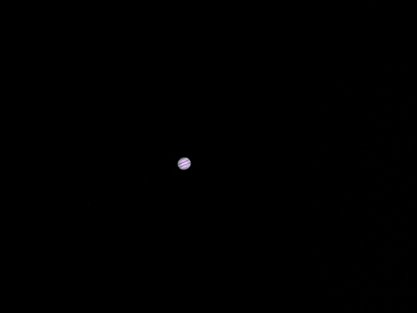 Jupiter-Moons Animation
Jupiter and moons with labels.  Processed in Registax, PixInsight, and Photoshop.  Two stacks were required because the moons did not show up when Jupiter was exposed properly.
