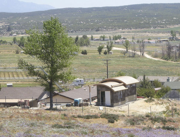 Wide View to East
With the roof on the observatory is looking pretty good.
