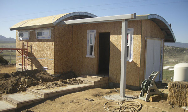 Windows In View to South
Windows in, awaiting roof covering, looking to the south

